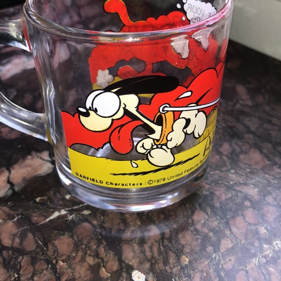 Vintage 1978 McDonald’s Jim Davis Glass Garfield Mug - Picture 3 of 6